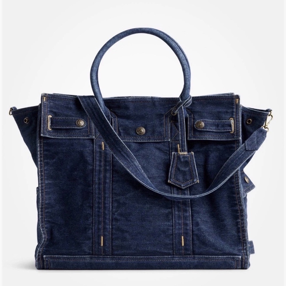 Gap x Reed Krakoff Five Pocket Tote Bag - Dark Wash Color - LARGE NWT